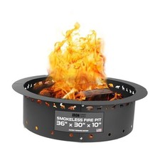  Fire Pit Ring 36 Inch Outer/30 Inch Inner - Outdoor Heavy 36" Radius Wildlife