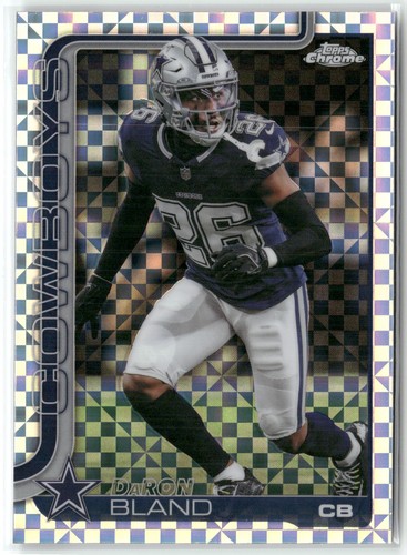 2025 Topps Chrome #82 DaRon Bland X-Fractor Dallas Cowboys