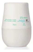 Natura Erva Doce Roll On Deodorant Natural Vegan 70 mL