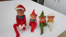 SET OF 4 VINTAGE KNEE HUGGER PIXIE ELVES JAPAN