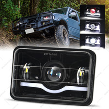 1PC 4x6" inch LED Headlight DRL Hi/Lo For 1982-1987 Buick Regal Chevy Camaro