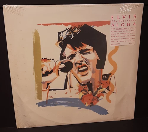 ELViS PRESLEY THE ALTERNATE ALOHA NEW SEALED ViNYL LP RECORD ALBUM HYPE STiCKER