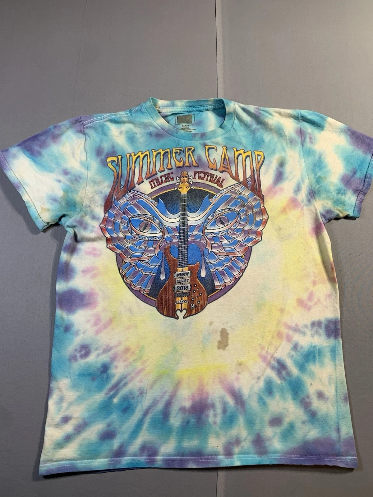 2018 Summer Camp Music Festival Tie-Dye Shirt CYPRESS HILL - Men’s Size Medium