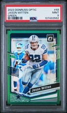 2023 Donruss Optic #49 Jason Witten Green PSA 9 #/5 Cowboys