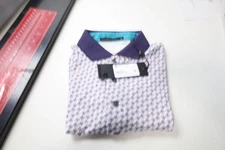 Greyson Golf Solid Polo  Mens Size  Medium Arctic Regular  New INV12643046