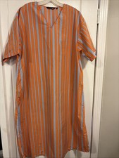 Marimekko X Uniqlo, Long Kaftan Style Dress, Oversized Fit, 100% Cotton Size XS