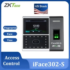 ZKTeco iFace302-S Face Fingerprint Identification Time Attendance Access Control