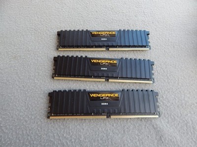 Corsair Vengeance LPX DDR4 16GB Memory CMK16GX4M2A2133C13 Lot Of 3 Estate Find