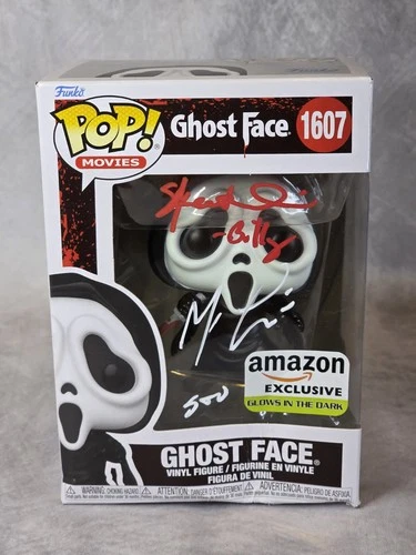 Funko Pop! Movies Ghost Face Vinyl Figure (#1607) Dual Signature