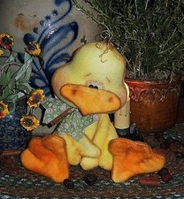 Patti's Ratties Primitive Chicken Bird Chick Doll Ornie Paper Pattern 573
