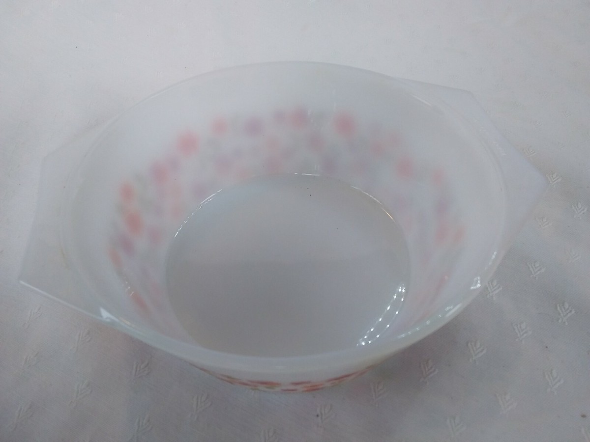PLAT CREUX A FOUR ROND A FLEURS VINTAGE ANNÉE 60 70 ARCOPAL