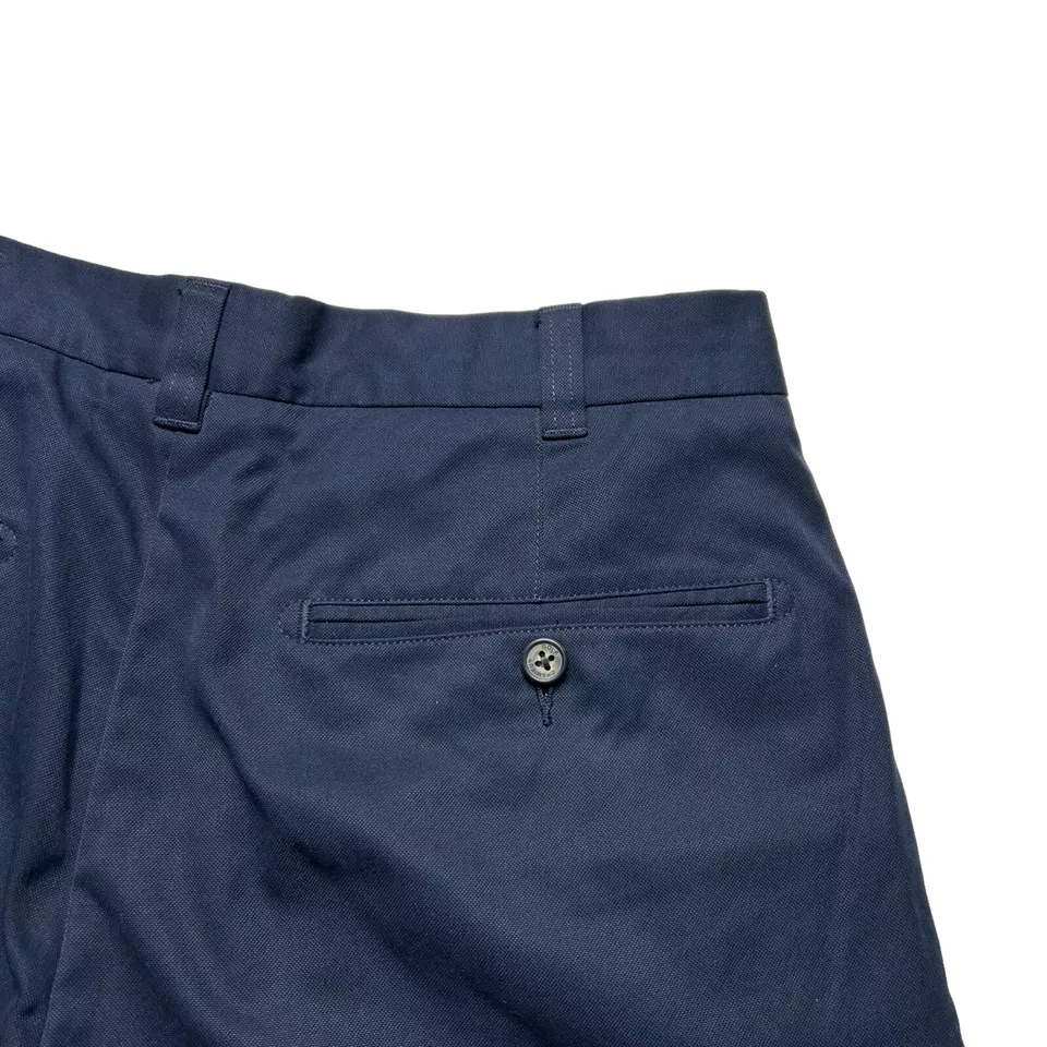 Pantalones Cortos de Golf Daniel Cremieux Para Hombre Talla 34 Azul Marino 9" Ajuste Mónaco Plisado Foto 3 de 4