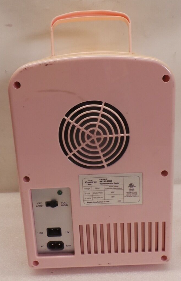 Koolatron 6 Can AC/DC Retro Mini Cooler Personal Mini Fridge ...