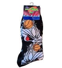 Vintage 1996 Warner Bros Space Jam Bugs Bunny Socks BRAND NEW DEADSTOCK NOS