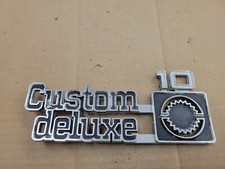 Chevy OEM 1975-1980 Custom Deluxe 10 Fender Emblem Badge Logo Nameplate 349682