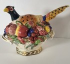 New ListingFitz and Floyd Pheasant Lidded Box Venezia Collection With Box Stunning