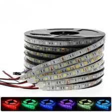 DC12V 3.28-16.4ft SMD 5050 RGB white Waterproof 300LED Flexible Tape Strip Light