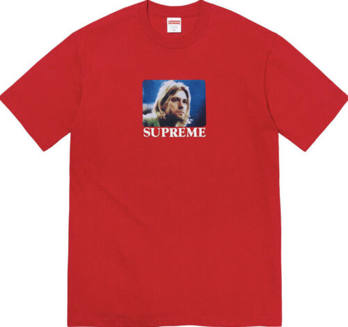 SUPREME KURT COBAIN TEE RED SIZE XL SS23 WEEK 1 (100% AUTHENTIC 