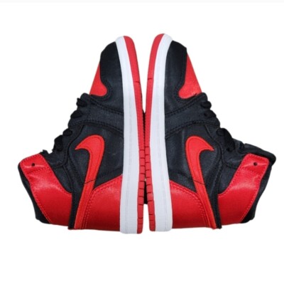 Air Jordan Retro High OG TD 'Satin Bred' FD5305-061 Size 8C