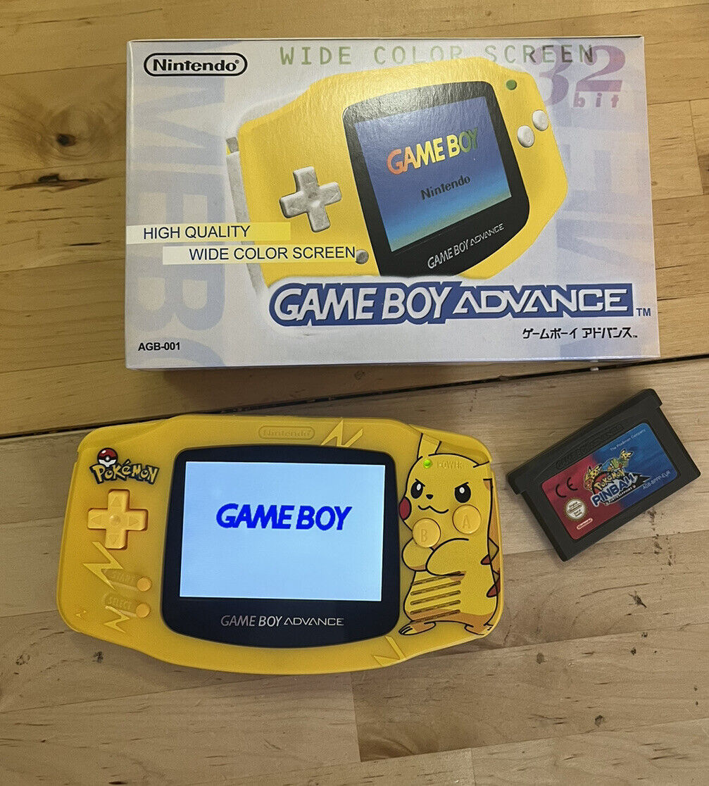 Nintendo Gameboy Advance GBA Pokemon Center Pikachu System Pokemon Yellow  IPS