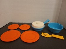 Vtg Fisher Price Fun with Food Kitchen Set Dish  Pots Replacements see details