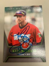 Kyle Mcgrath 2015 Signed Fort Wayne Tin Caps Team Card