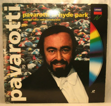 Laserdisc z  Pavarotti in Hyde Park 
