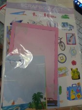 Miss Elizabeth's Scrapbook Set Pages Paper Stickers Travel Vacation