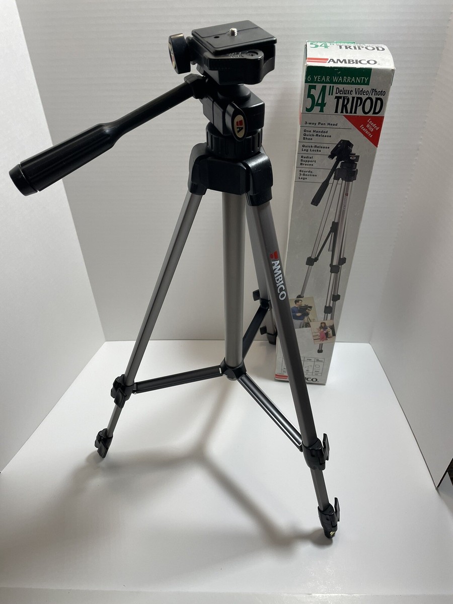 Ambico 54 Inch Tripod with Quick Release (V-0555) W Box