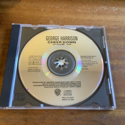 GEORGE HARRISON CHEER DOWN 1 TRACK USA PROMO CD NEW UNPLAYED. H1