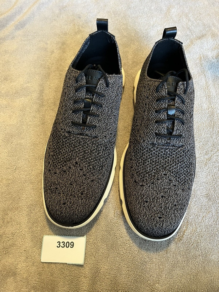 Cole Haan Mens Zerogrand C35370 Gray Knit Lace-Up Oxford  display picture 3