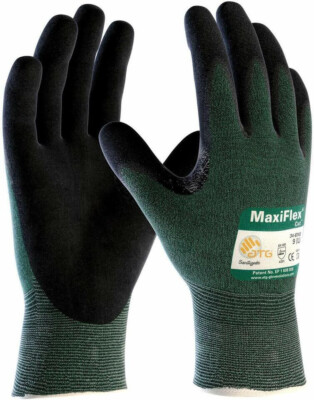 MaxiFlex 34-8743 Micro Foam Nitrile Coated A2 Cut Resistant Work Gloves XXL