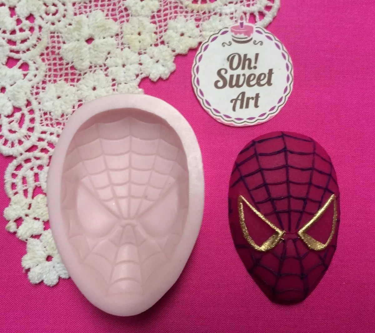  Spiderman Silicone Cake Mould Fondant Cake Mould Cake