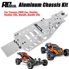 New Aluminum Main Chassis Kit for Traxxas Rustler Bandit VXL XL-5 2WD Upgrades
