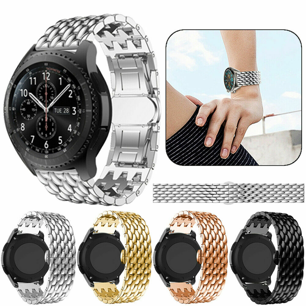 Stainless Steel Metal Strap Watch Band For Samsung Galaxy Watch