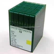 100 Groz Beckert 16X231 16X257 DBX1 Sewing Machine Needles