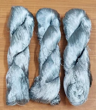 3 Thread Yarn Lace Skeins Knitting Work Reel Silk Fabric 345gm Woven Sari