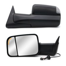 Lh Rh Tow Mirrors Power Signal Light Fits 1995 1996 1997 Dodge Ram 3500 Black Lh Rh Tow Mirrors Power Signal Light Fits 1995 1996 1997 Dodge Ram 3500 Black