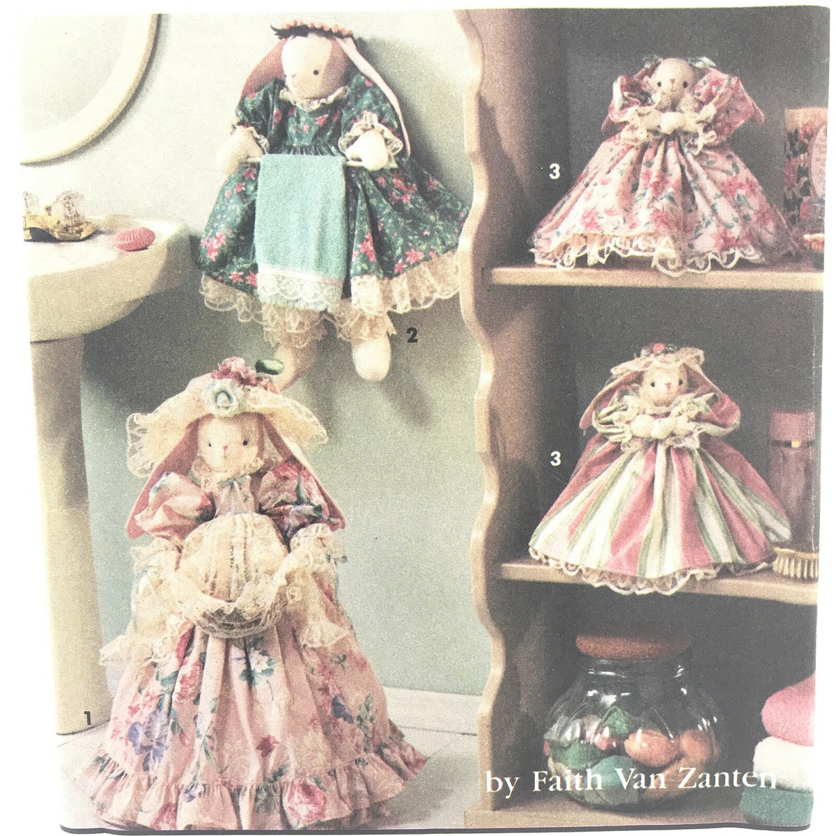 Simplicity 8320 Bathroom Bunnies Vintage Uncut Sewing Pattern