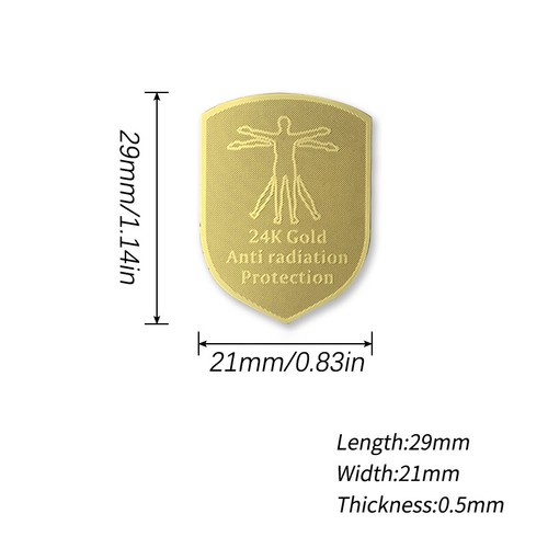 Anti Radiation Mobile Phone Stickers Protector Shaped Blocker Computer _tm - Zdjęcie 3 z 12