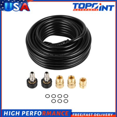 #ad #ad High Pressure Washer Hose 50ft 3200PSI M22 Power Washer Extension Hose $37.66