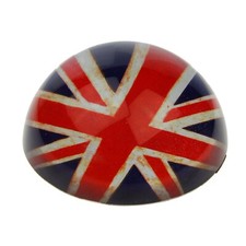 Glass Union Jack Paperweight - British United Kingdom Flag - NEW - Gift Idea
