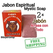 2x Jabon Espiritual COYOTE ARRASA con TODO 100 Gr Spiritual Soap esoterico