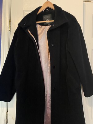 Hilary Radley Wool and Alpaca Coat Size 10 Overcoat Pea Coat Womens