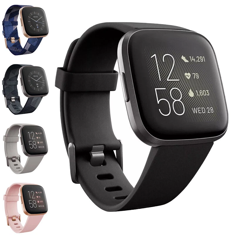 SIEHE DETAILS ❤Fitbit Versa 2 Fitness Smartwatch Herzfrequenzmesser Aktivitätstracker 5 Farbe*
