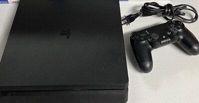 Sony PlayStation 4 Slim 500GB SSD Gaming Console with Controller - Black