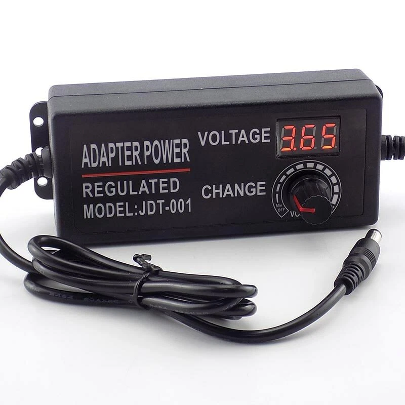 3-12V 3-24V 9-24V 1-24V AC DC Voltage Variable Adjustable Power Supply Adapter - Image 3 of 4