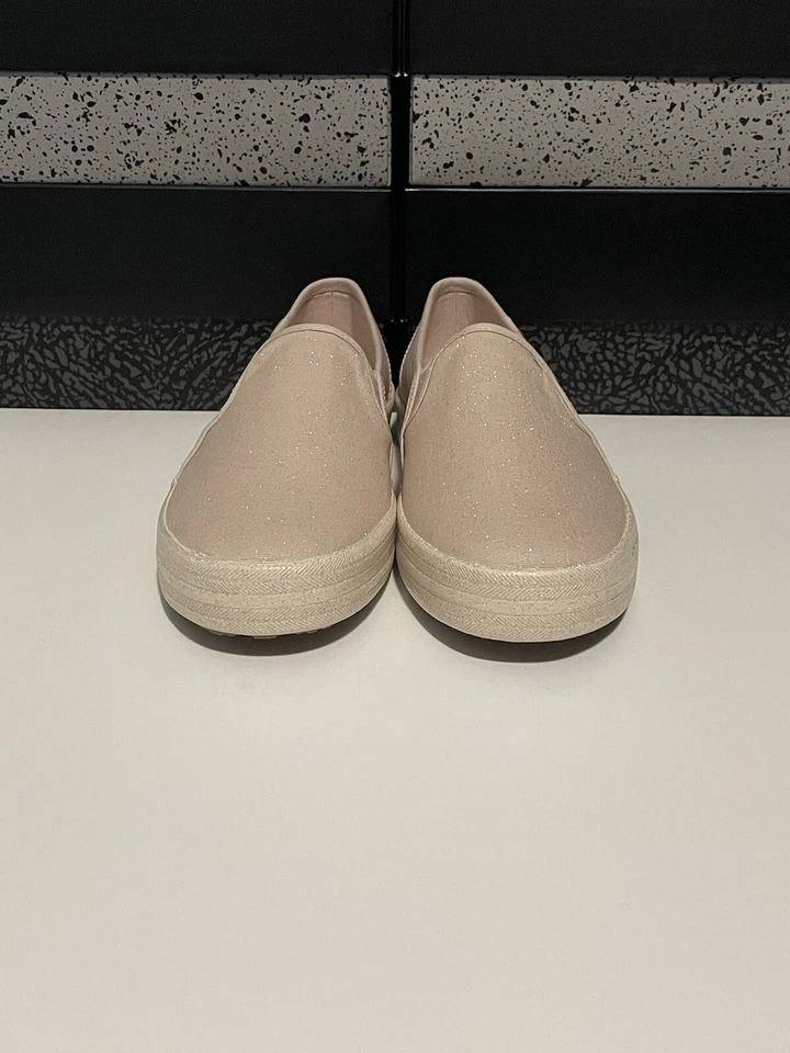 Nuevo Keds para Kate Spade Doble Piso WF65635 Mujer’s Talla 10 Rosa Brillo RARO Foto 3 de 4