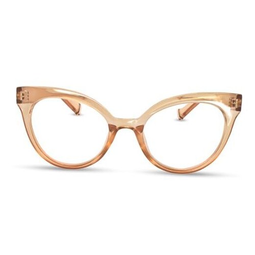 Oversized Cat Eye Reading Glasses for Women to Look Stylish, Champagne
