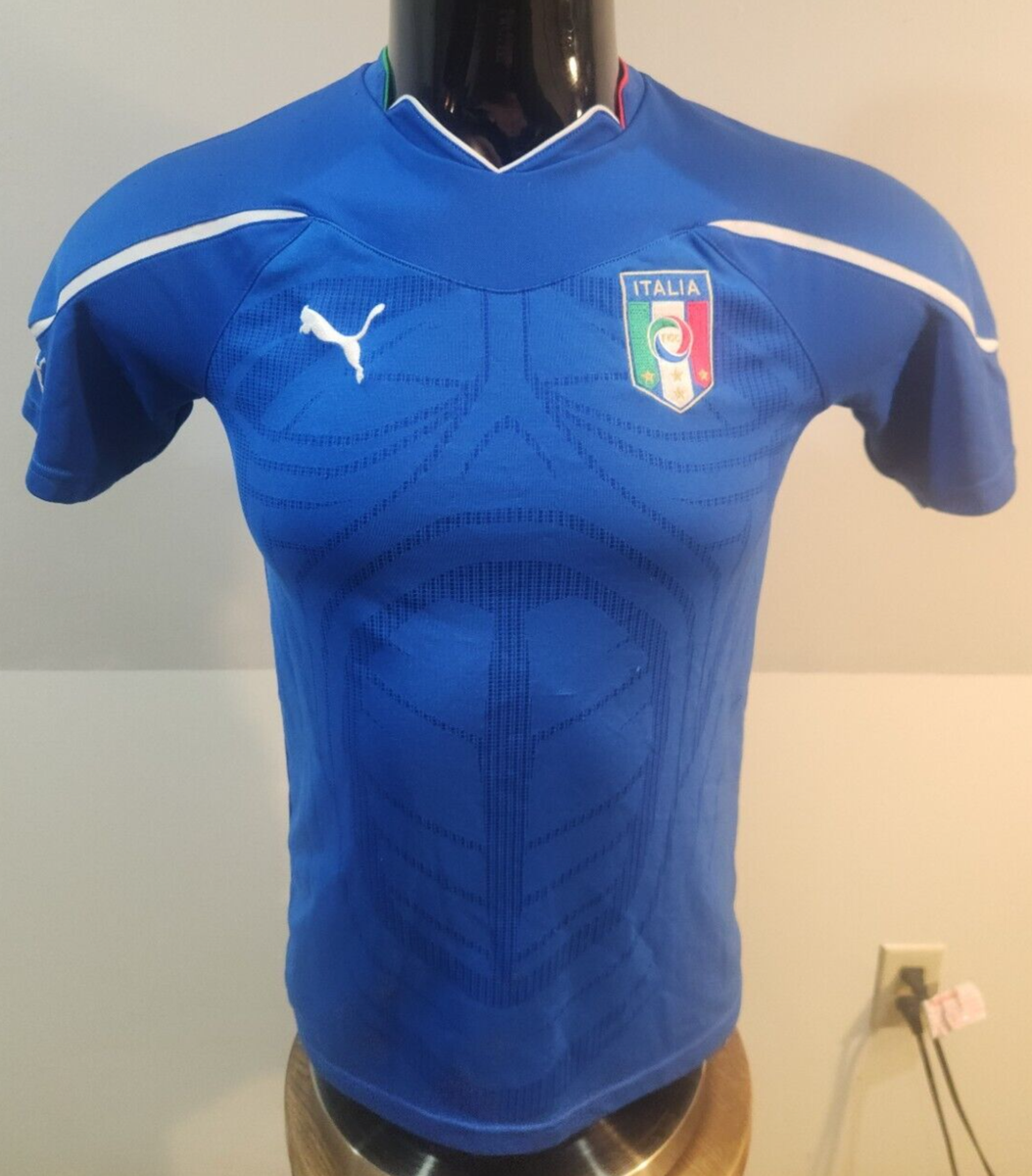 イタリア代表　インザーギ　ユニフォーム　プーマ　XL　青　PUMA　アズーリ 独特の素材 イタリア代表 インザーギ ユニフォーム プーマ XL 青